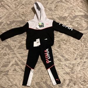 Puma sweat suit nwt size 5
